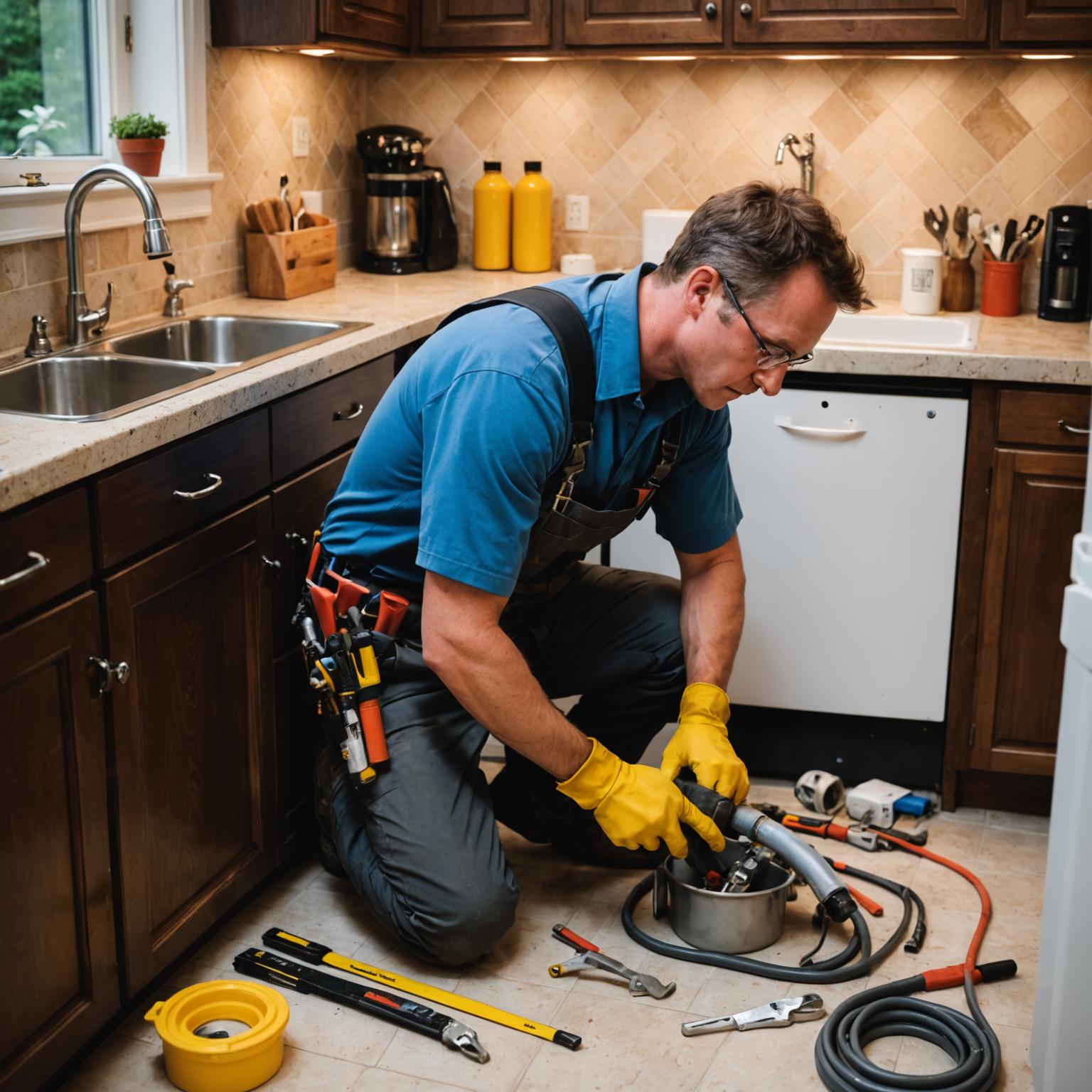 ProFlow plumber repairing residential pipes in a Klang Valley home