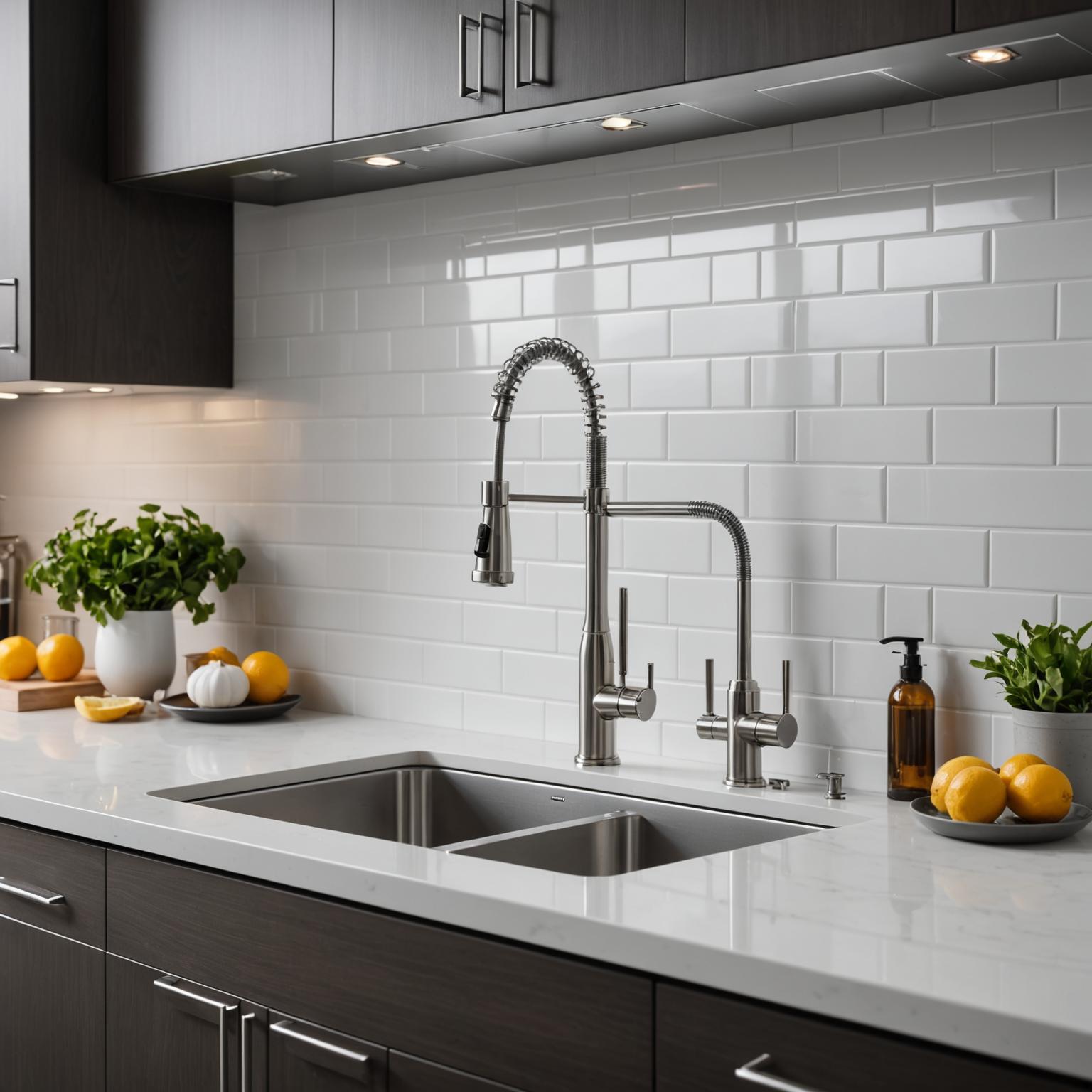 Kitchen plumbing services including sink and faucet installation